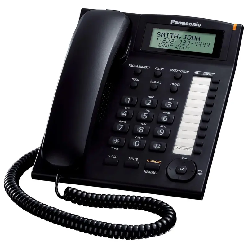 Panasonic Kxts880b Integrated Corded Telephone 1