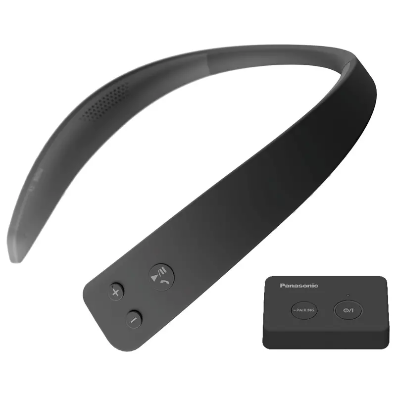 Panasonic Wn10 Wireless Wearable Tv Neck Speaker W/ Built-In Microphone 1