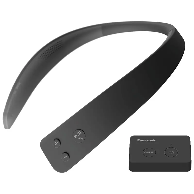 Panasonic Wn10 Wireless Wearable Tv Neck Speaker W/ Built-In Microphone 1