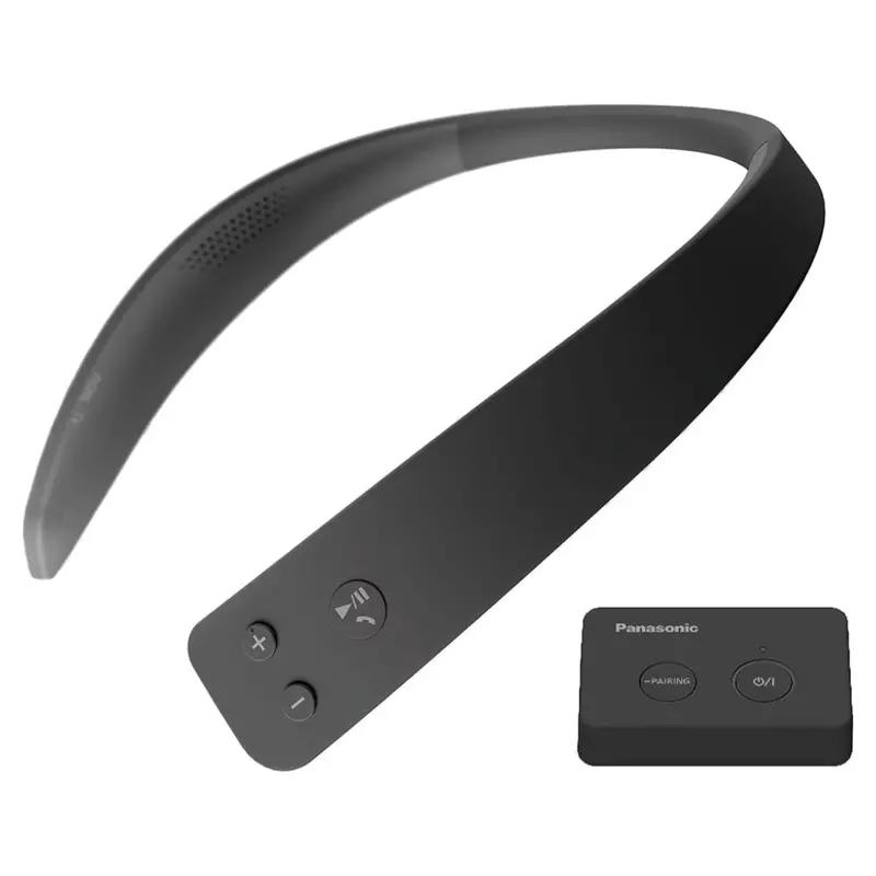 Panasonic Wn10 Wireless Wearable Tv Neck Speaker W/ Built-In Microphone 1