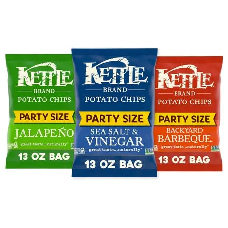 Party Size Bags Kettle Brand Chips 1