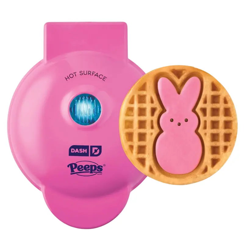 Peeps X Dash Bunny 4" Mini Waffle Maker 1