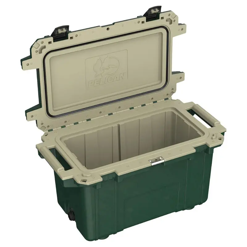 Pelican Elite 70 Quart Cooler (Hunter Green/Tan) 1