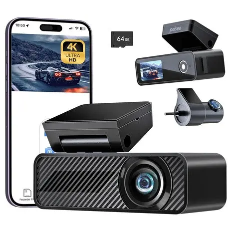 Pelsee P1 Duo 4K & 1080P Dash Cam Front And Rear 1