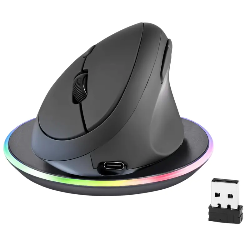 Perixx Wireless 2.4G Rechargeable Ergonomic Mouse 1