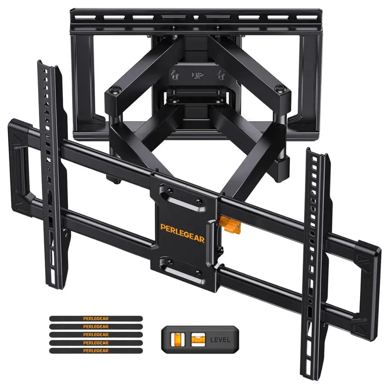 Perlegear Ul Listed Full Motion Tv Wall Mount For 42-90" Tvs 1