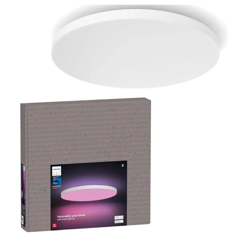 Philips Hue Datura Smart Ceiling Panel White & Color Light 1