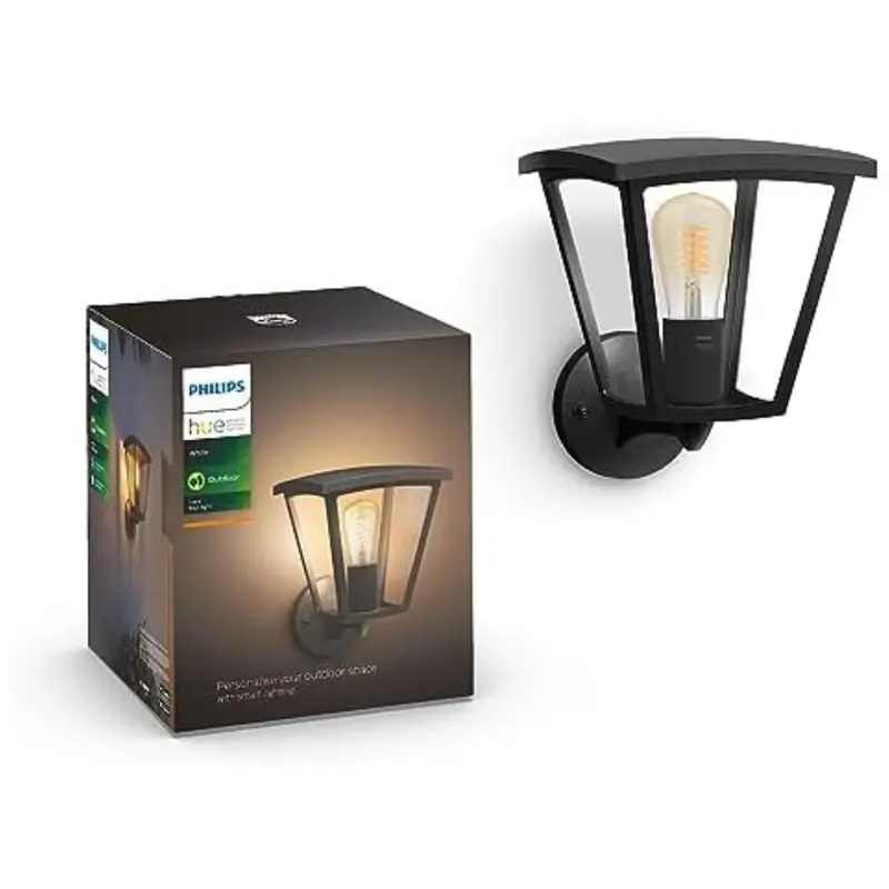 Philips Hue Inara Outdoor Smart Led Wall Light W/ Filament Bulb 1
