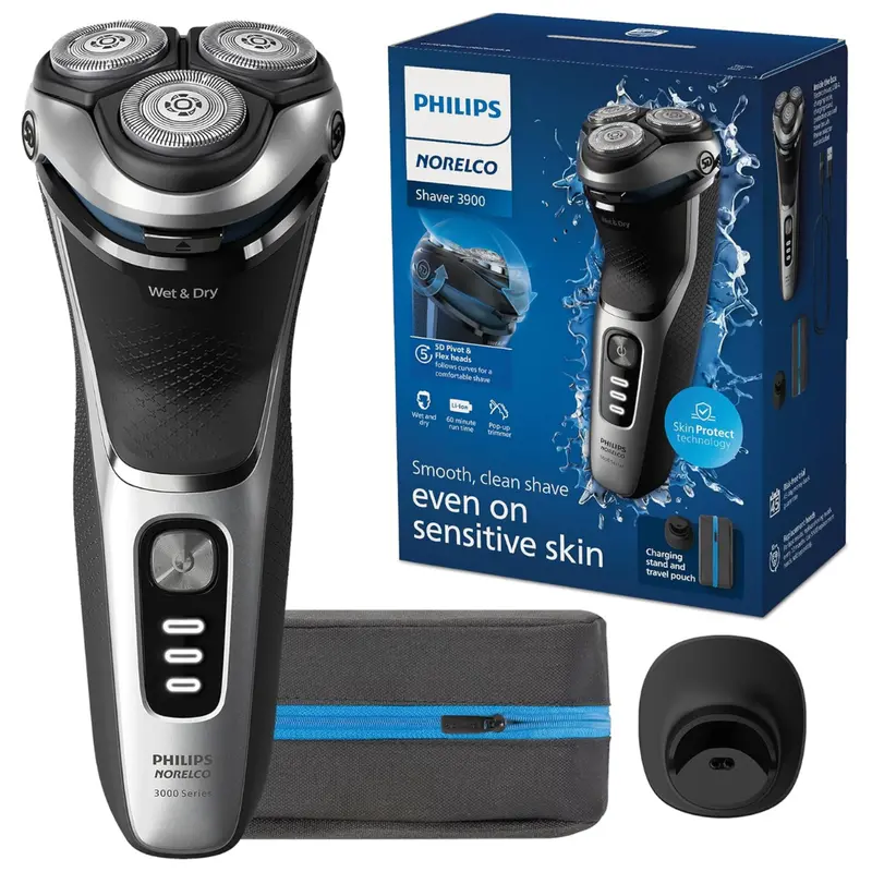 Philips Norelco 3900 Series Rechargeable Wet & Dry Shaver 1