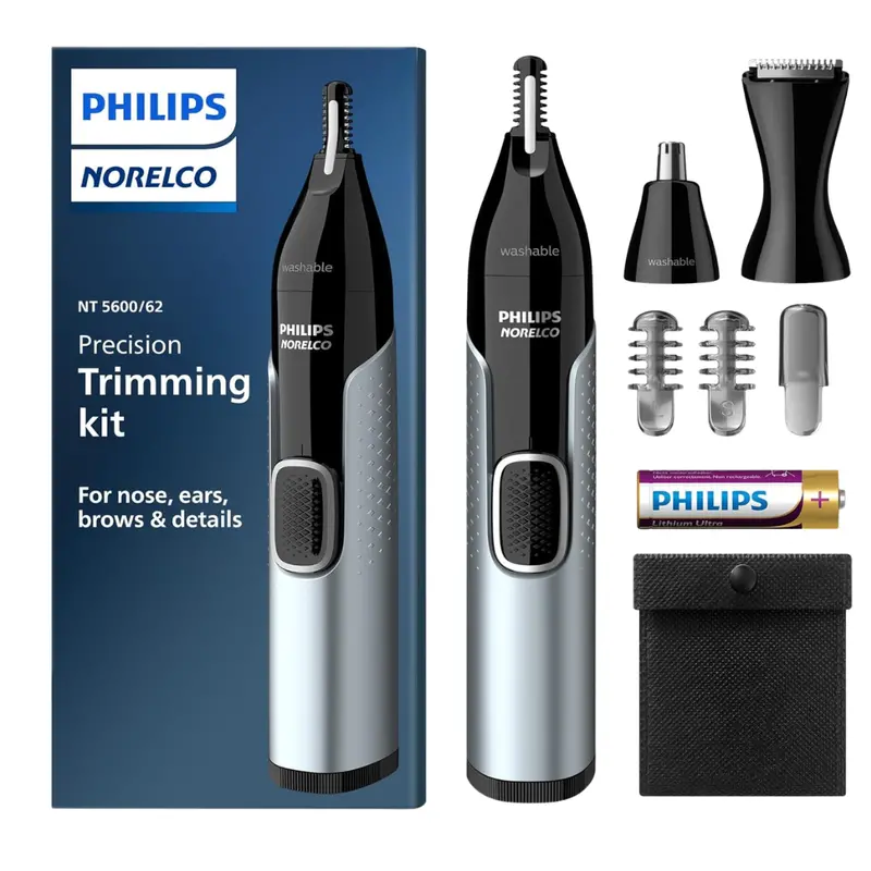 Philips Norelco Nose Trimmer 5000 For Nose, Ears, Eyebrows 1