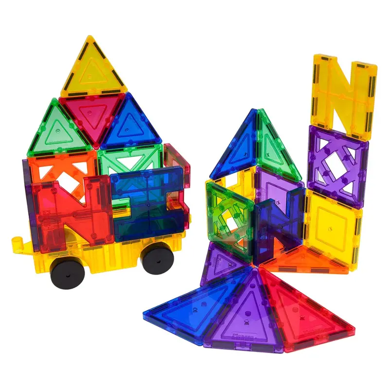 Picassotiles 3D Magnetic Building Blocks Kit With Felt Tiles 1