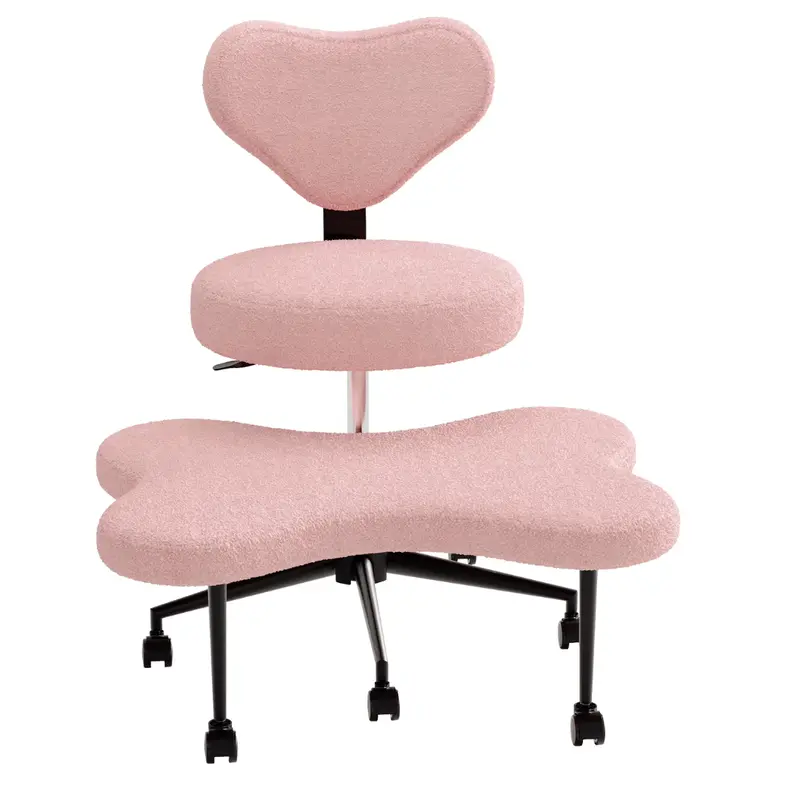 Pinmoco Ergonomic Cross Legged Swivel Adjustable Height Chair 1