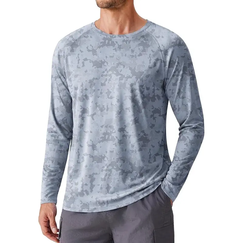 Pinspark Men's Upf 50+ Long-Sleeve Shirt (Various Colors) 1
