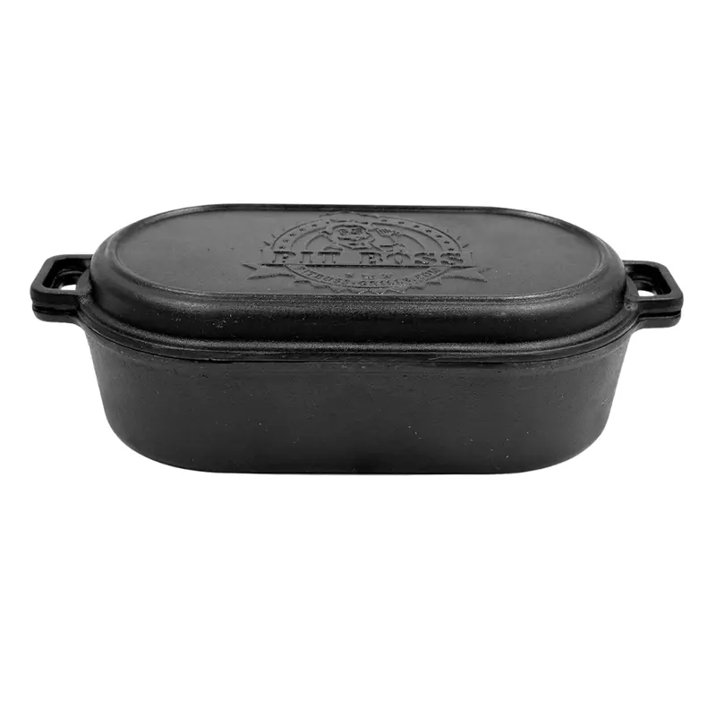 Pit Boss 6Qt Cast Iron Roaster With Lid 1