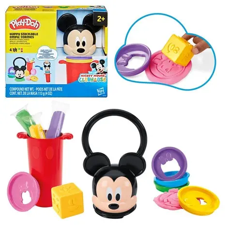 Play-Doh Disney Junior Mickey Mouse Happy Stackable Toy Set 1
