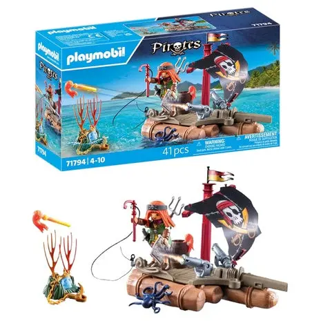 Playmobil Pirate Raft With Treasure 1