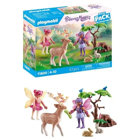 Playmobil Starter Pack Fairies With Forest Animals 1