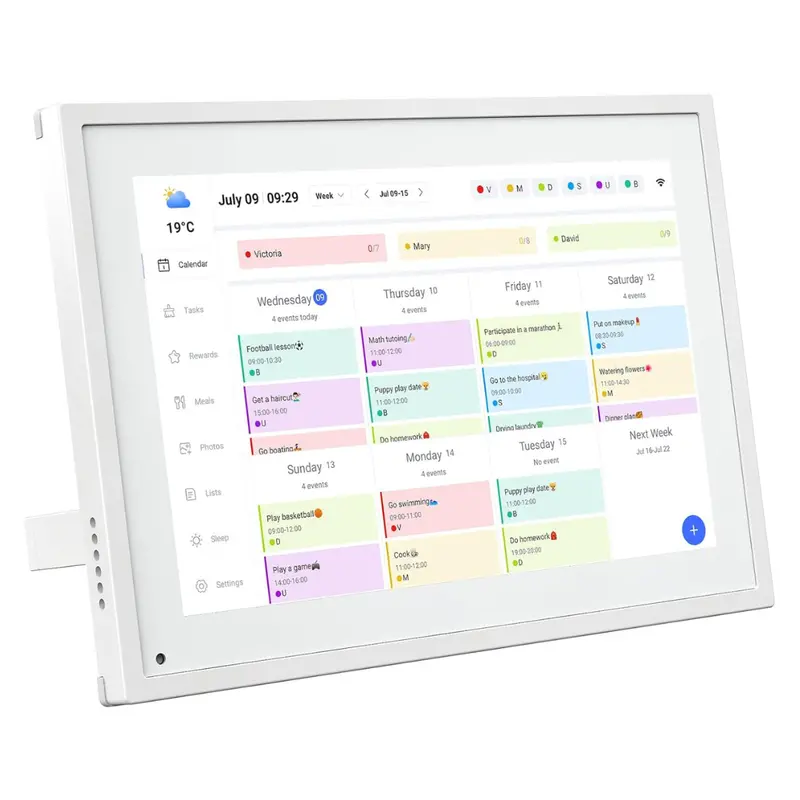 Portable 10.1" Hd Smart Touchscreen Wifi Digital Calendar 1
