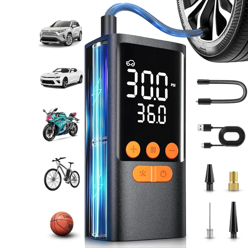 Portable 150Psi Tire Inflator Air Compressor 1