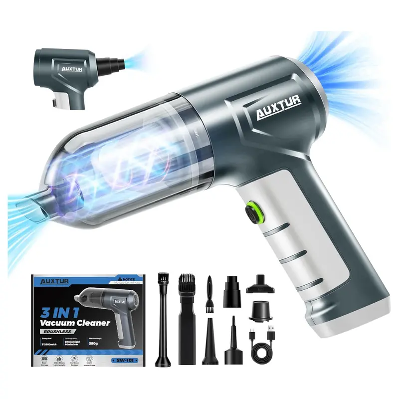 Portable Rechargeable Cordless 15000Pa Car Vacuum Cleaner 1