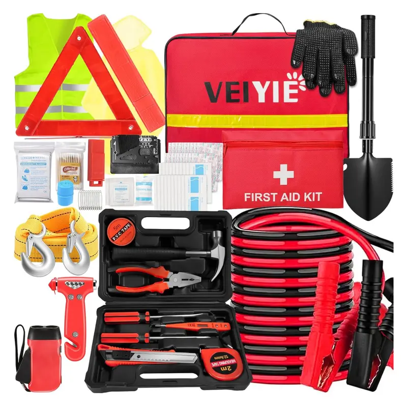 Portable Roadside Car Emergency Safety Kit 1