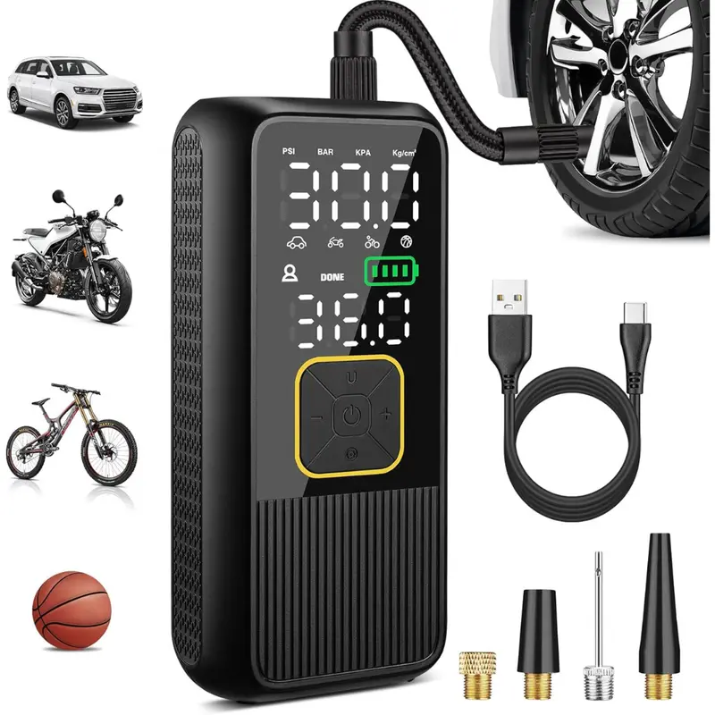Portable Tire Inflator 150 Psi Smart Air Compressor (2 Colors) 1