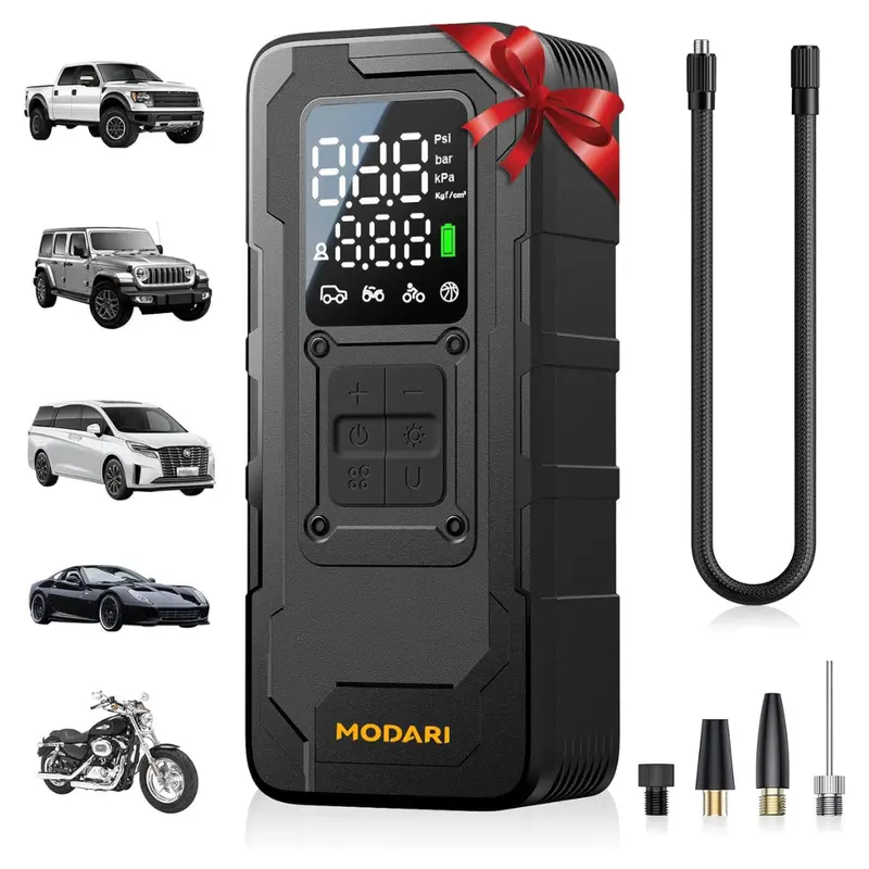 Portable Tire Inflator Air Compressor With Digital Gauge 1