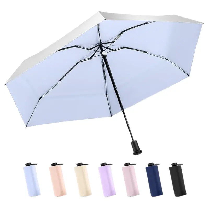 Portable Upf 50+ Sun Protection Folding Compact Umbrella 1