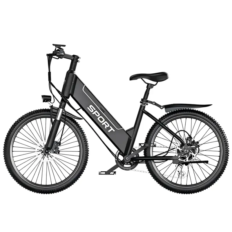 Postjoy F26 Electric 26" Tire Mountain Bike With 55 Miles 1