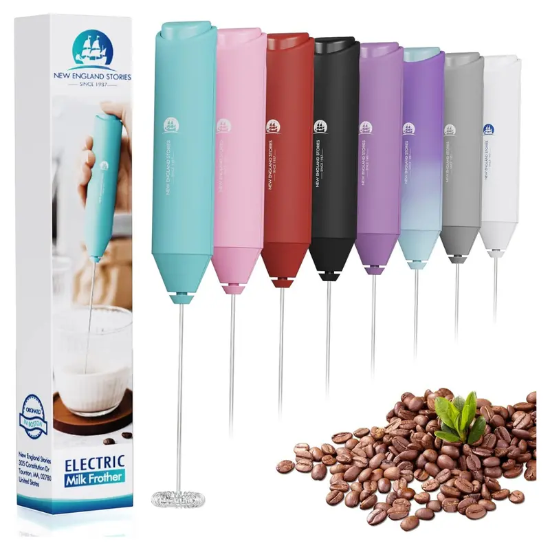 Powerful Handheld Milk Frother Mini Whisk Drink Mixer 1