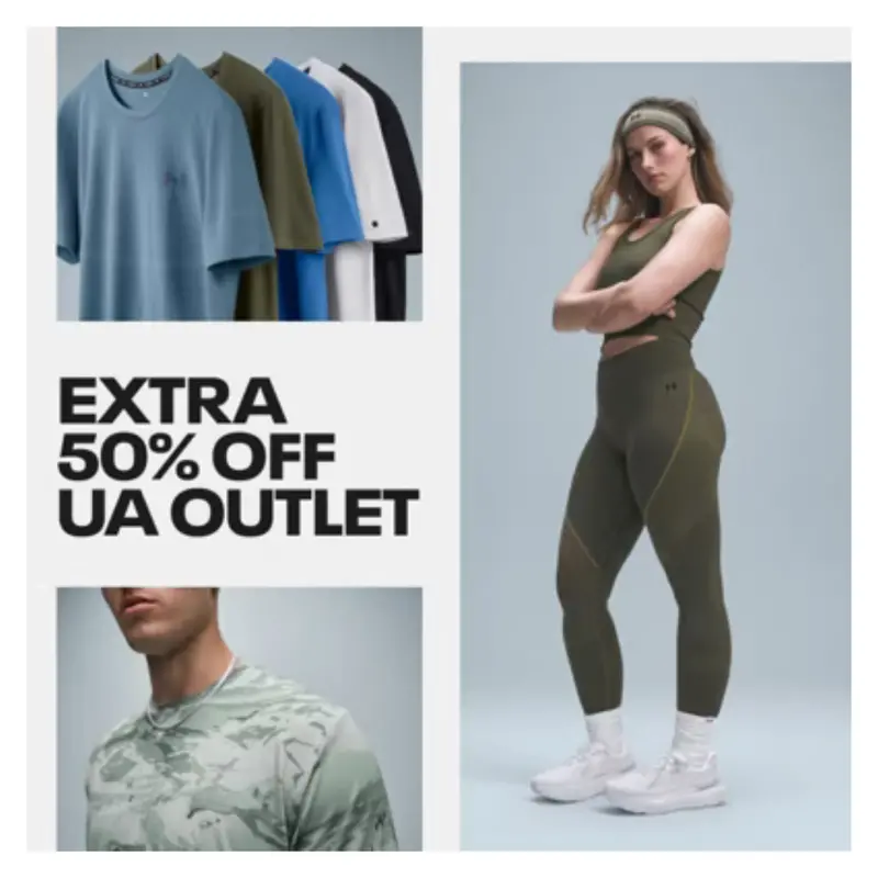 Presidents' Day Event: Extra 50% Off + Extra 10% Off At Under Armour 1