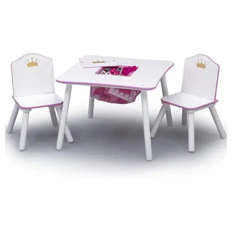 Princess Table & Chair Set With Storage 1