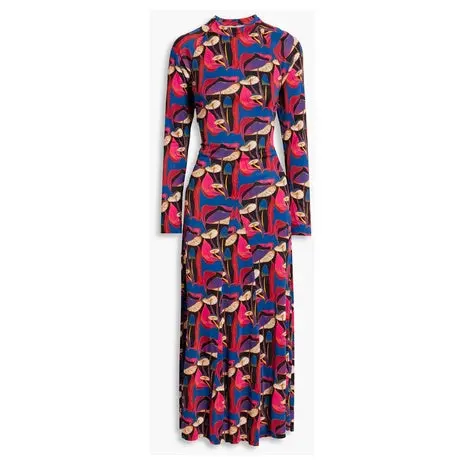 Printed Jersey Midi Dress 1