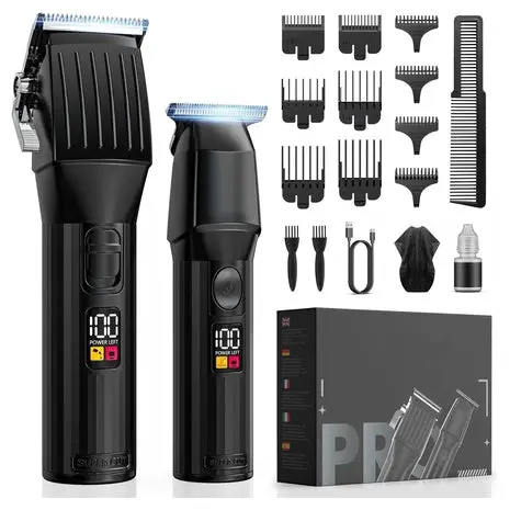 Professional Hair Clippers & Beard Trimmer Kit 1