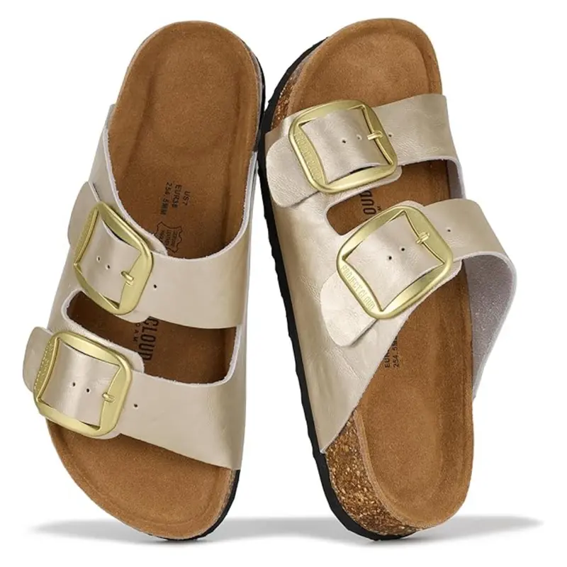 Project Cloud Genuine Womens Leather Flat Sandals 1