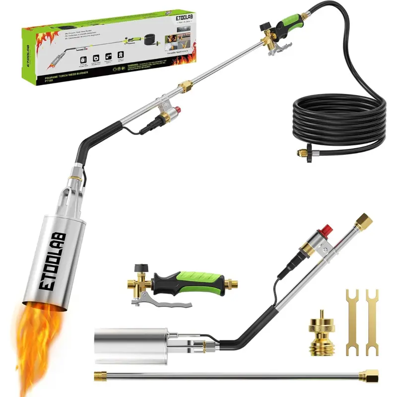 Propane Weed Torch Burner Kit With Self-Igniter & Turbo Trigger 1