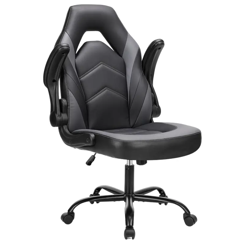 Pu Leather Computer Gaming Desk Chair W/ Lumbar Support (3 Colors) 1