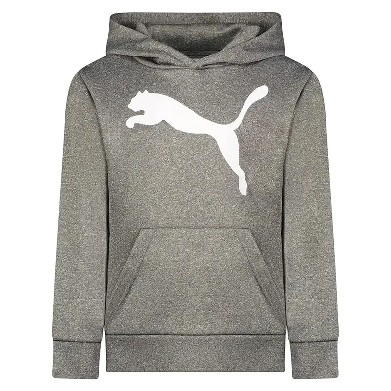 Puma Boys' Logo Large Front Pocket Pullover Hoodie 1