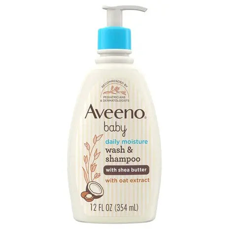 Pump Bottle Aveeno Baby 2-In-1 Wash & Shampoo 1
