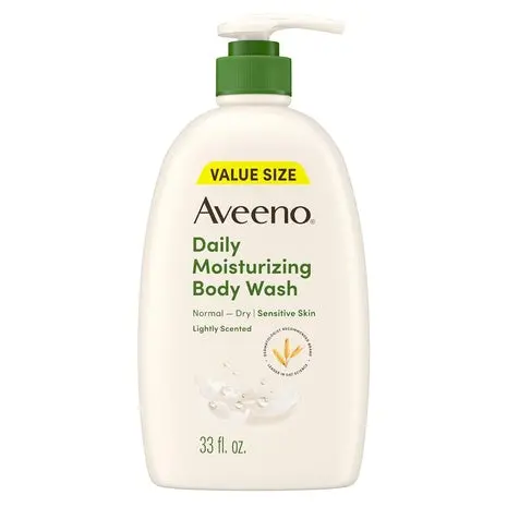 Pump Bottle Aveeno Daily Moisturizing Body Wash 1