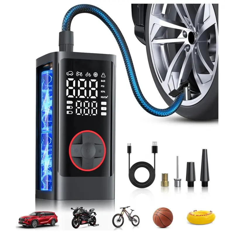 Pumptiva 150Psi Tire Inflator Portable Air Compressor 1