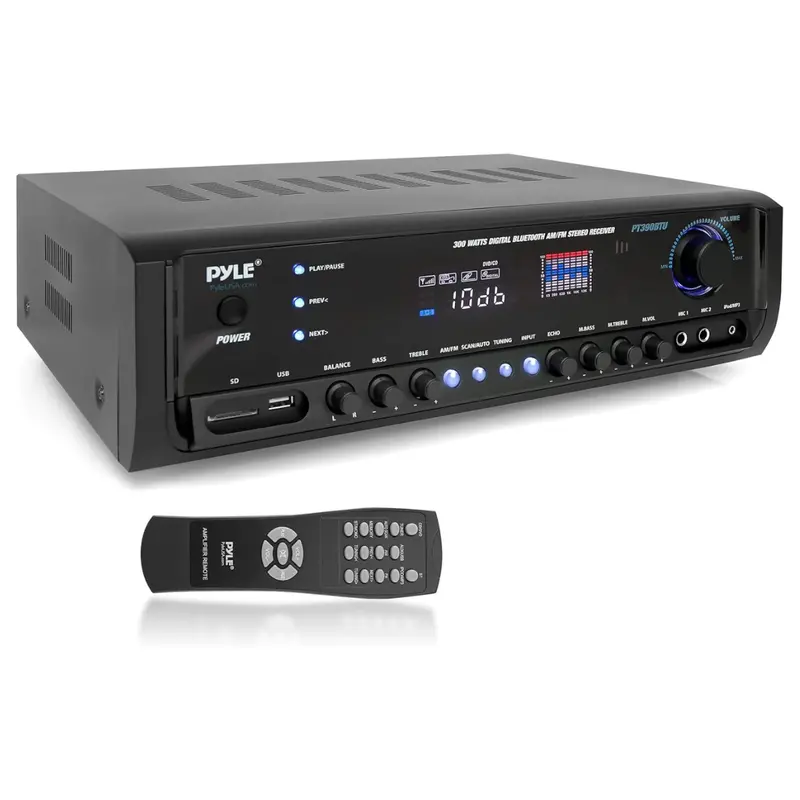 Pyle Pt390btu.3 Wireless Bluetooth Home Amplifier 1