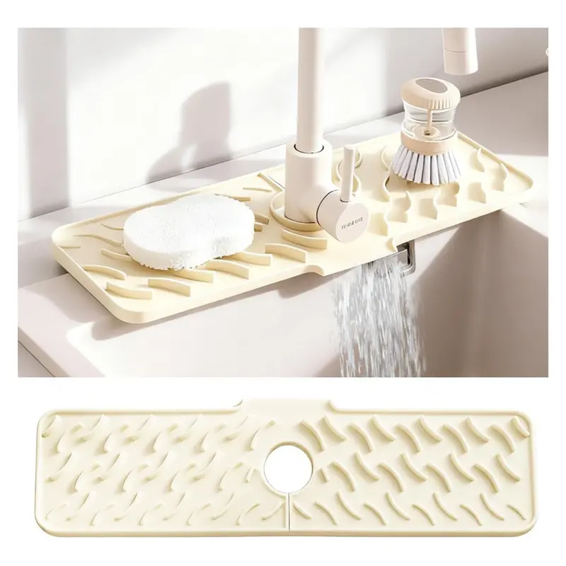 Quick-Drying Silicone Faucet Mat 1