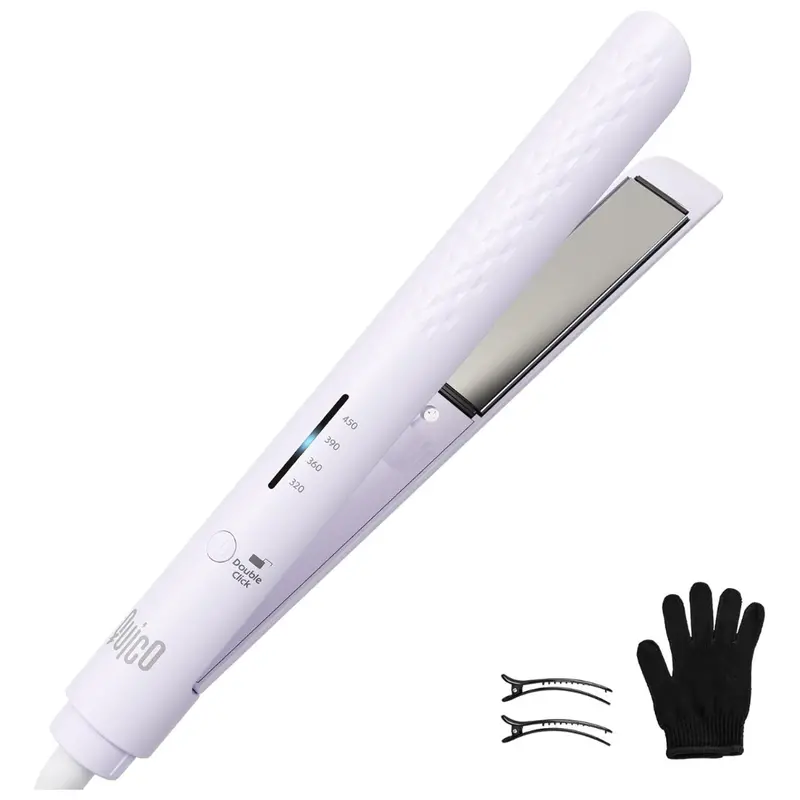 Quico 110-240V Global Travel Hair Straighteners W/ Glove & Clips (3 Colors) 1