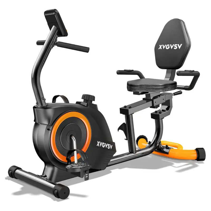 Quiet Recumbent Exercise Bike W/ 16-Level Resistance & 400Lb Capacity 1