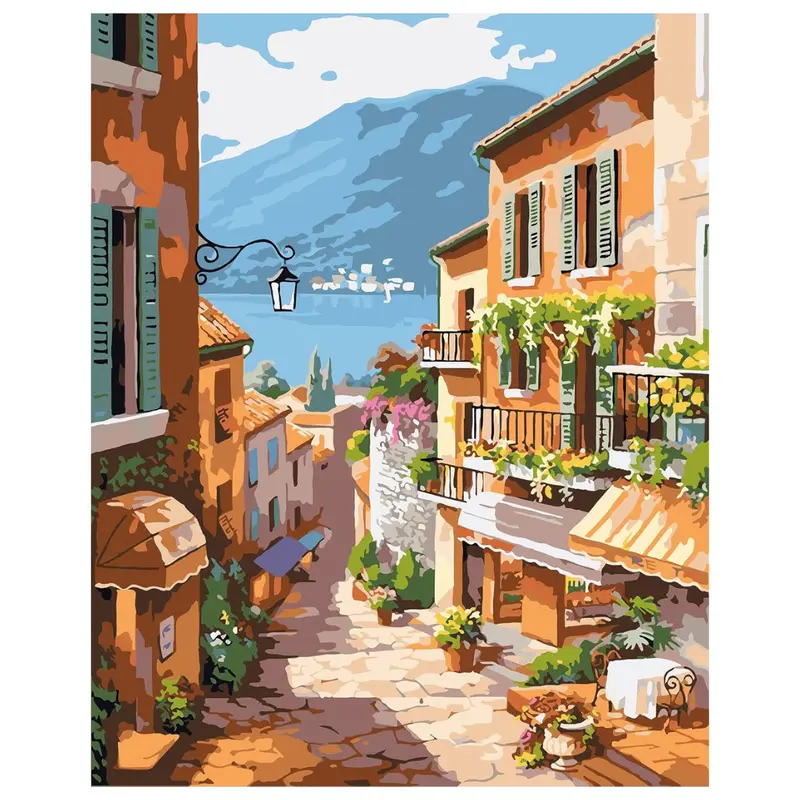 Quitedew 16 X 20 Canvas Paint By Numbers Kit 1