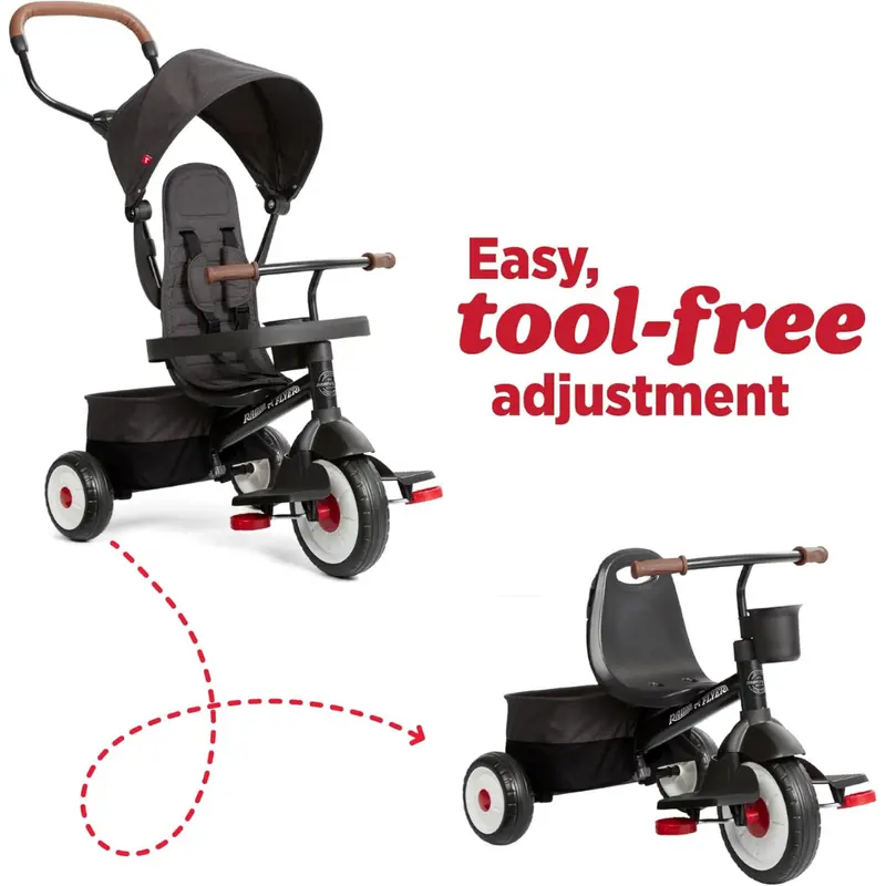 Radio Flyer City 4-In-1 Stroll And Trike Riding Toy 1