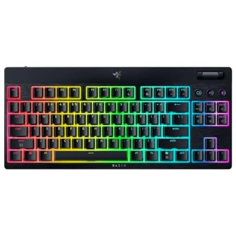 Razer Blackwidow V4 Low Profile Tkl Hyperspeed Wireless Gaming Keyboard 1