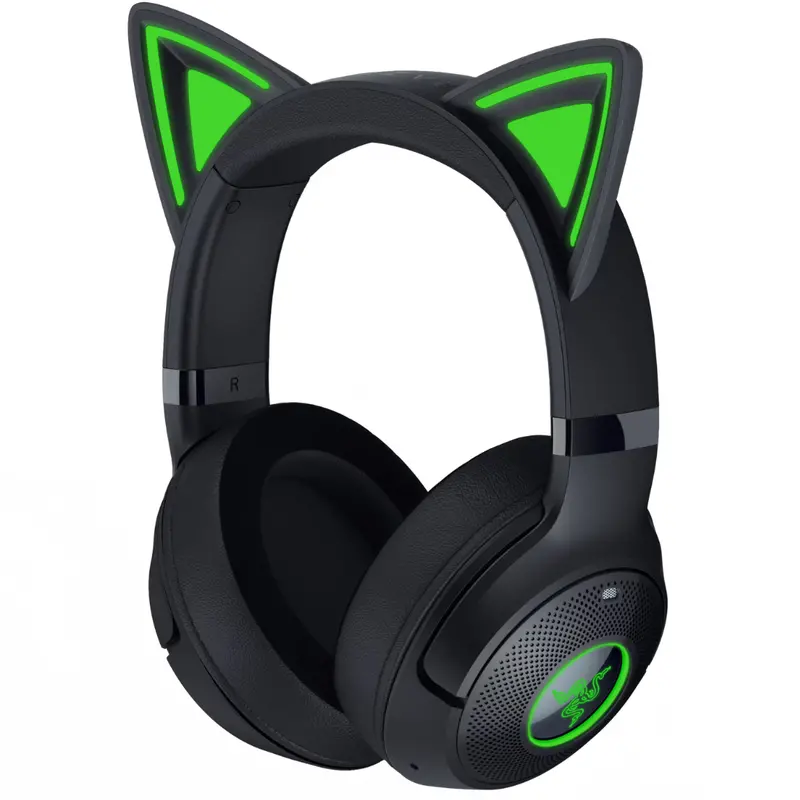 Razer Kraken Kitty Ears & Earcups V2 Bluetooth 5.2 Rgb Headset 1