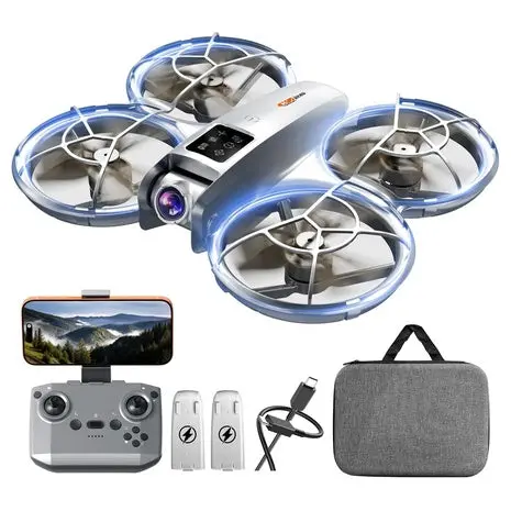 Rc Quadcopter Drone With Camera & Carry Case 1